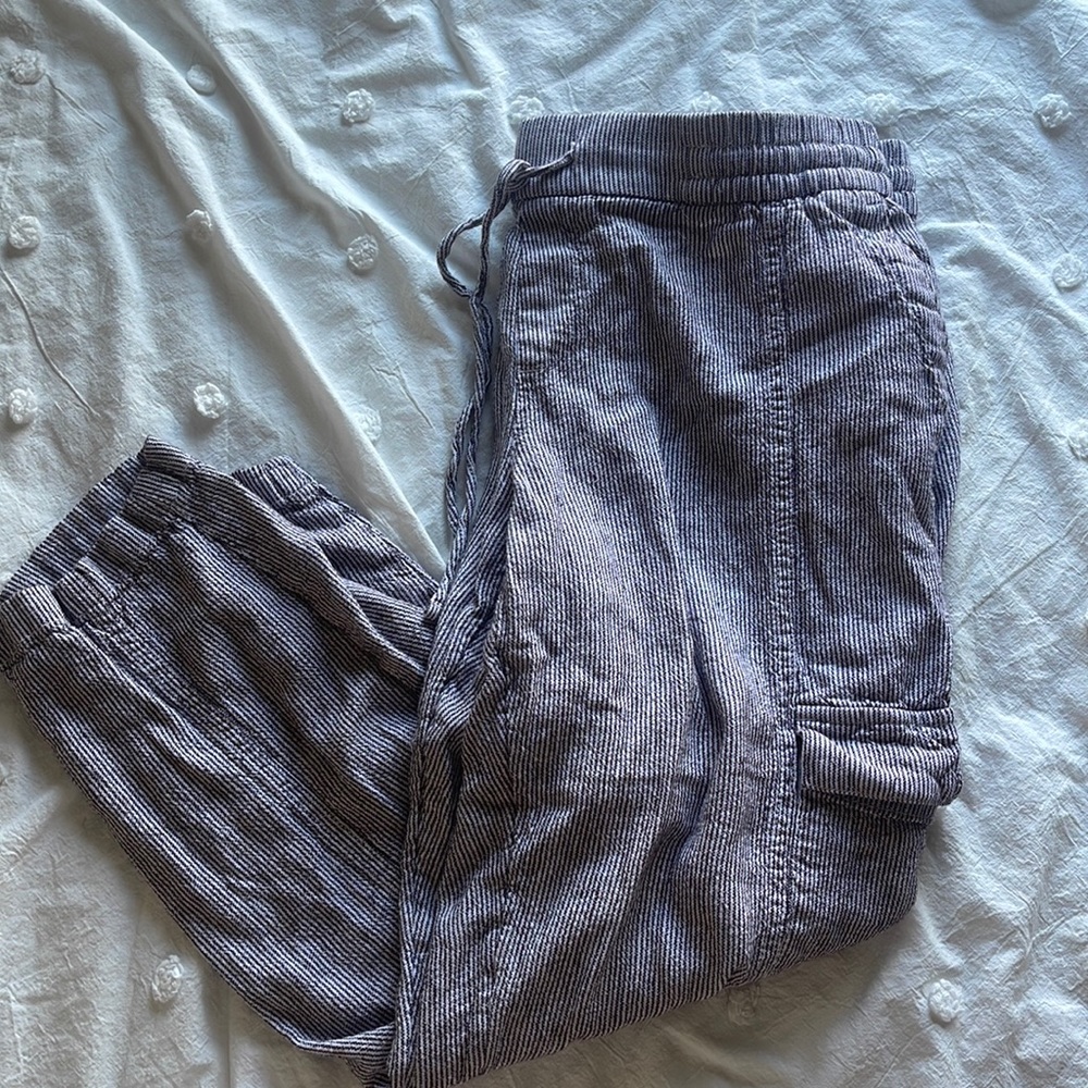 Striped Cargo pants
